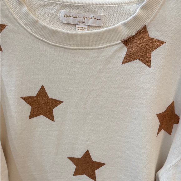 Spiritual Gangster White Sweater Rose Gold Stars M. - Picture 5 of 5
